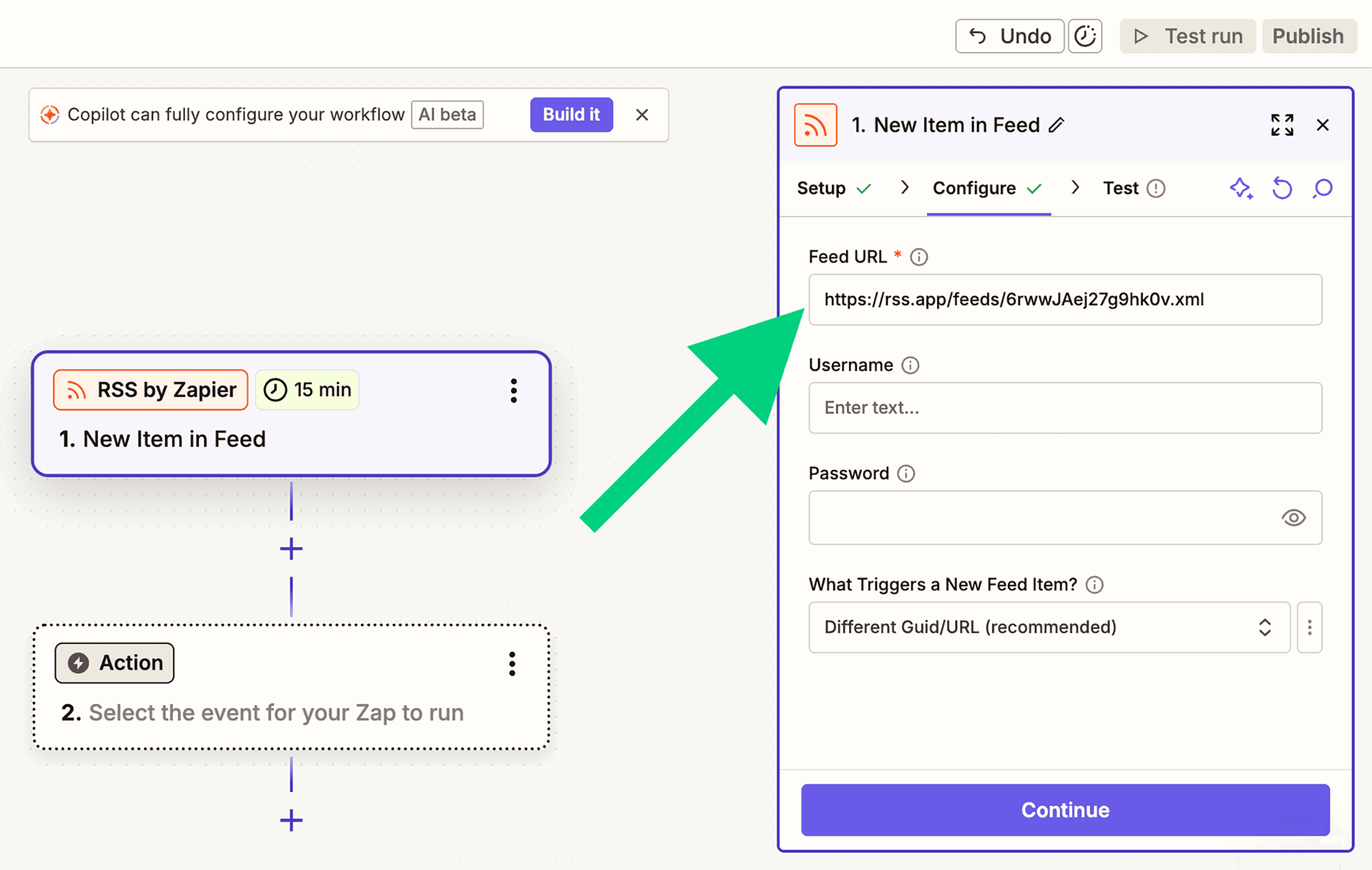RSS by Zapier