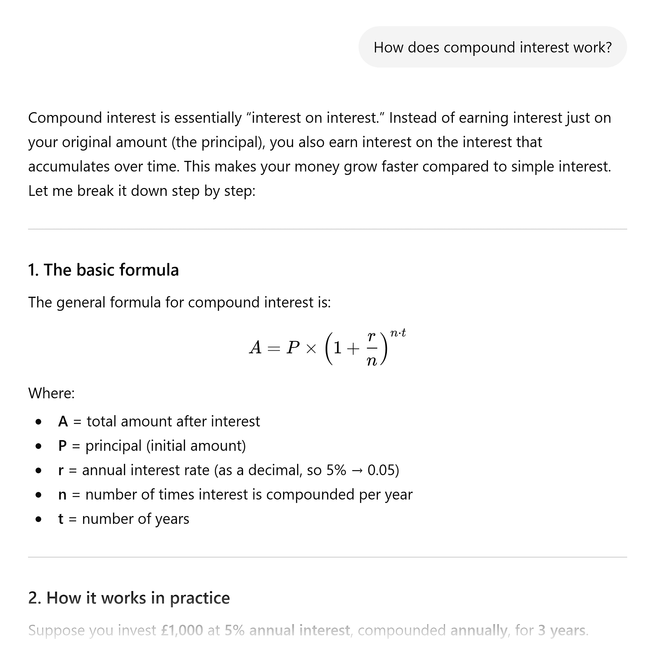 ChatGPT – Compound interest ChatGPT – Compound interest