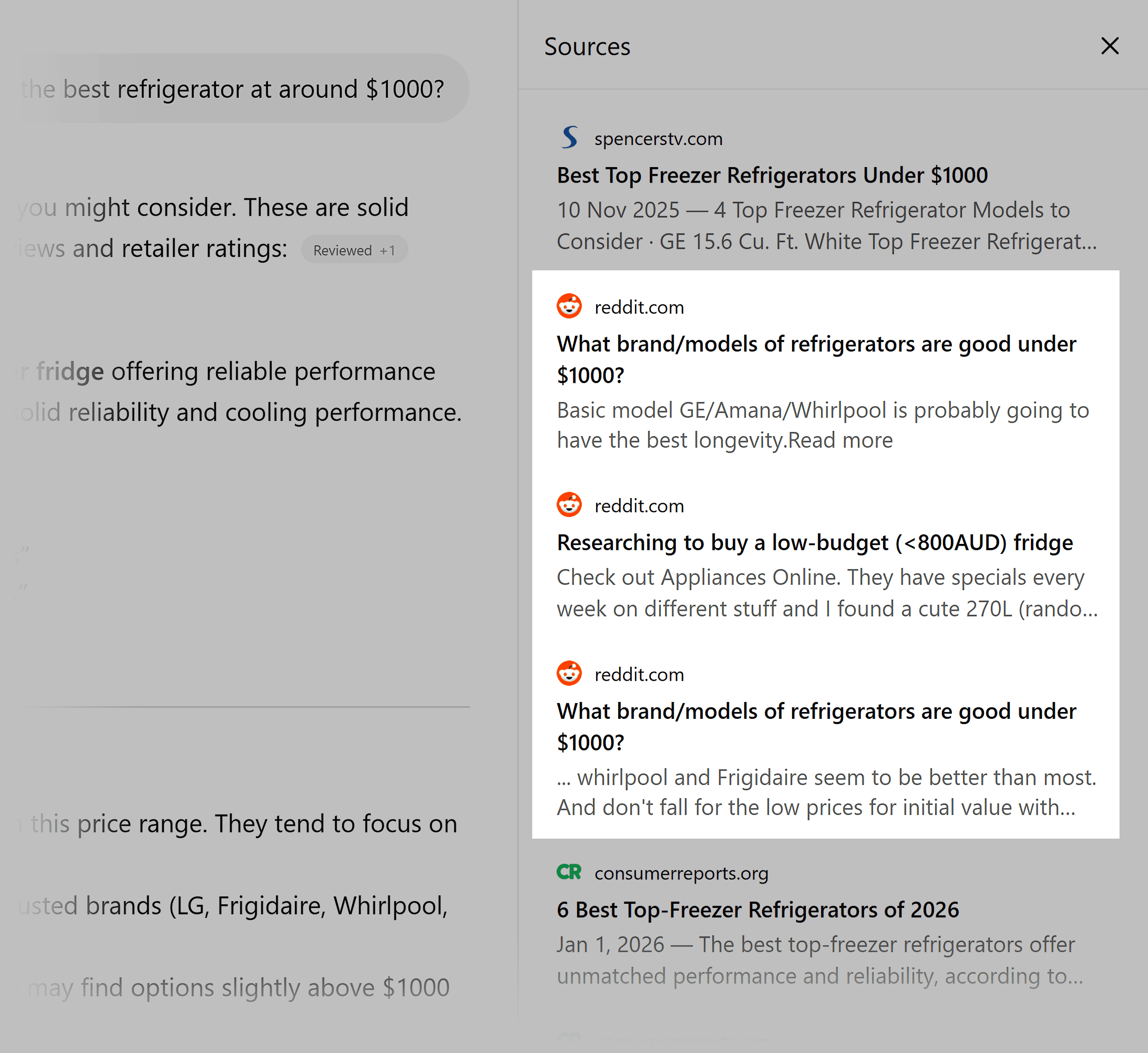 ChatGPT &ndash; Reddit &ndash; Sources