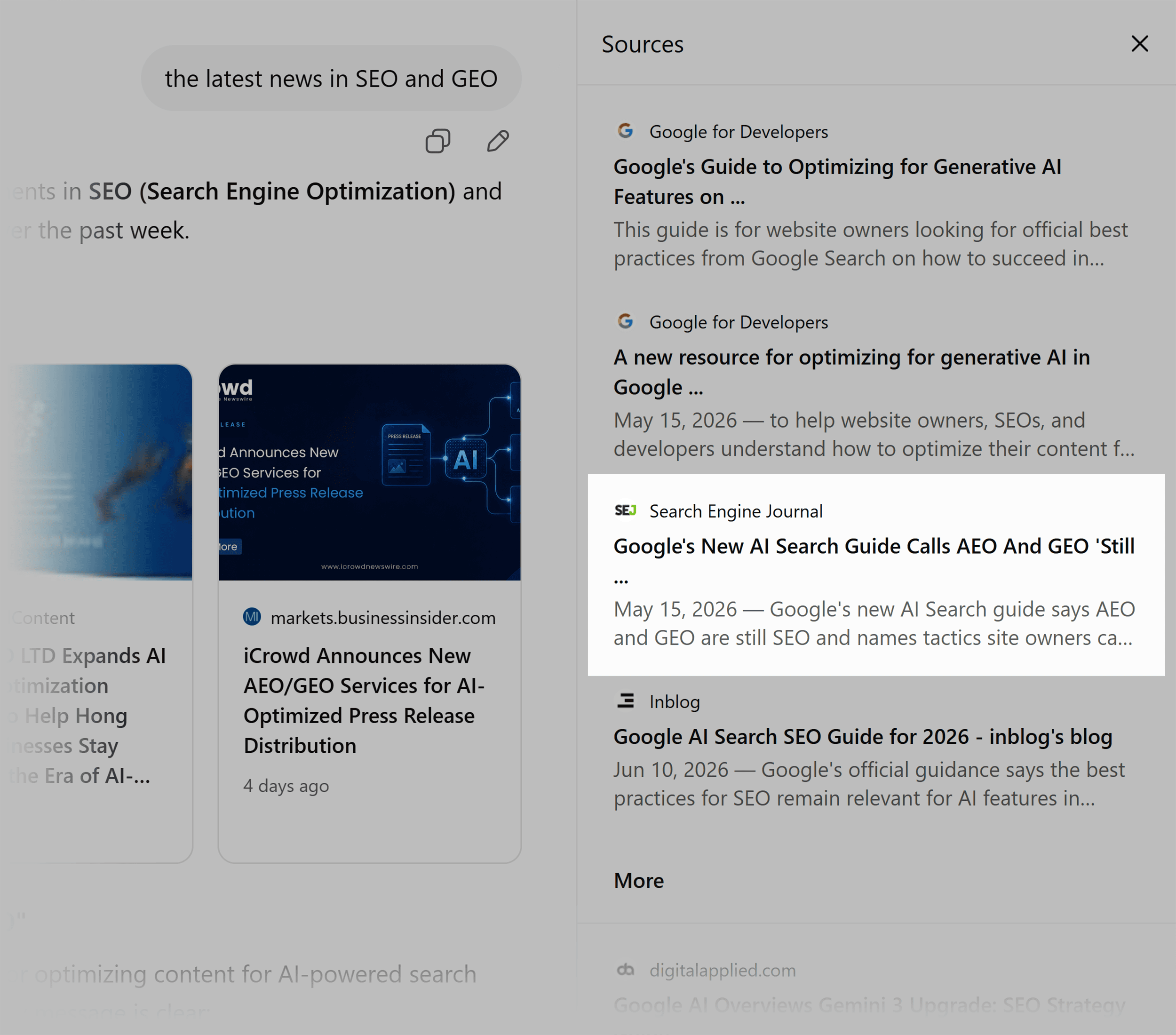 ChatGPT &ndash; SEO news &ndash; Search Engine Journal citation