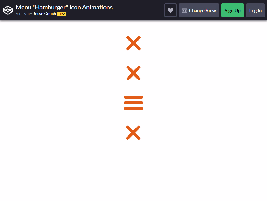 bootstrap hamburger menu