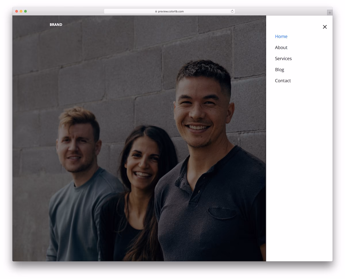 website menu 05