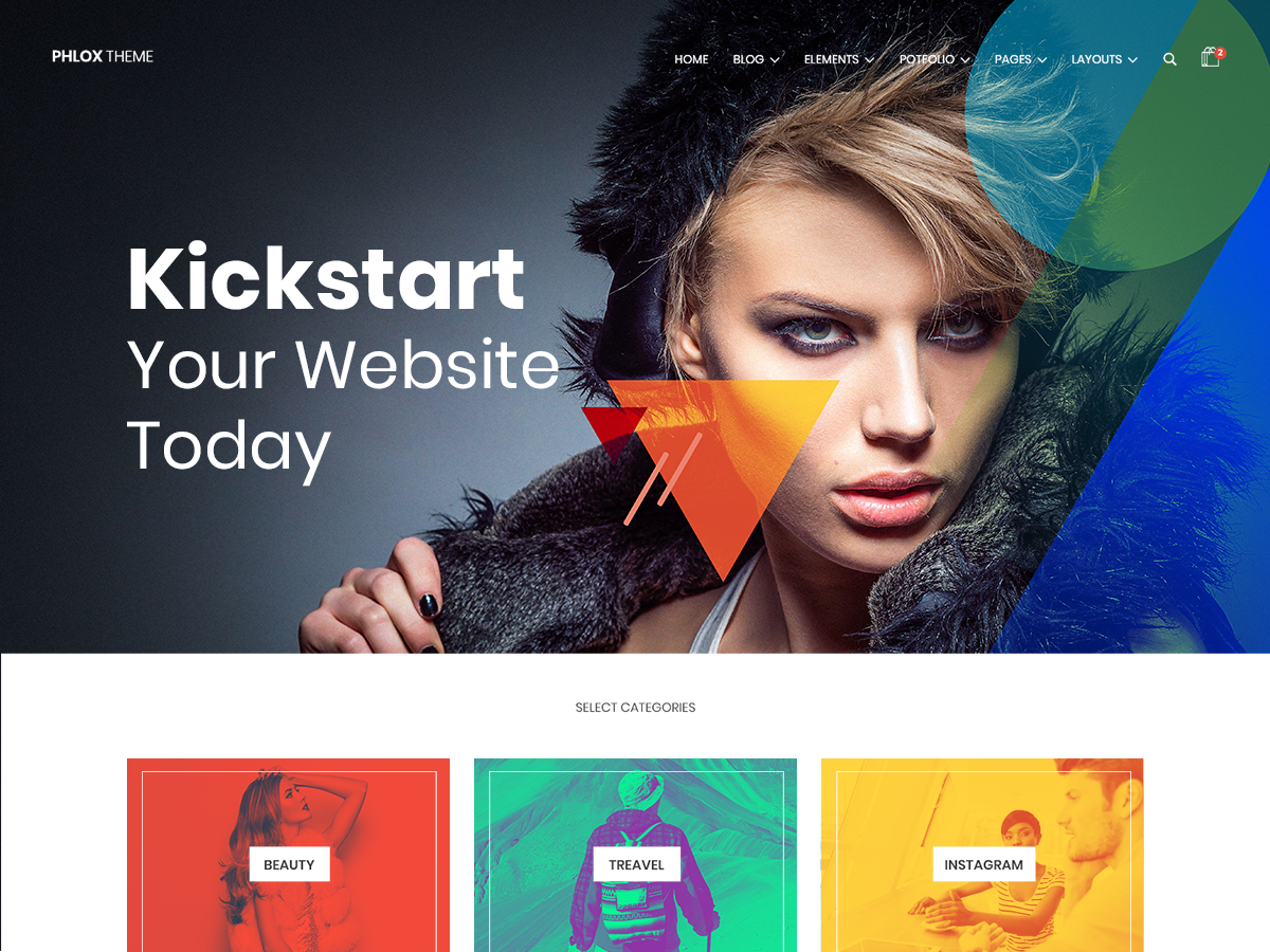 Phlox WordPress theme screenshot