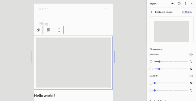 Adjust canvas to different screen sizes while working on your site