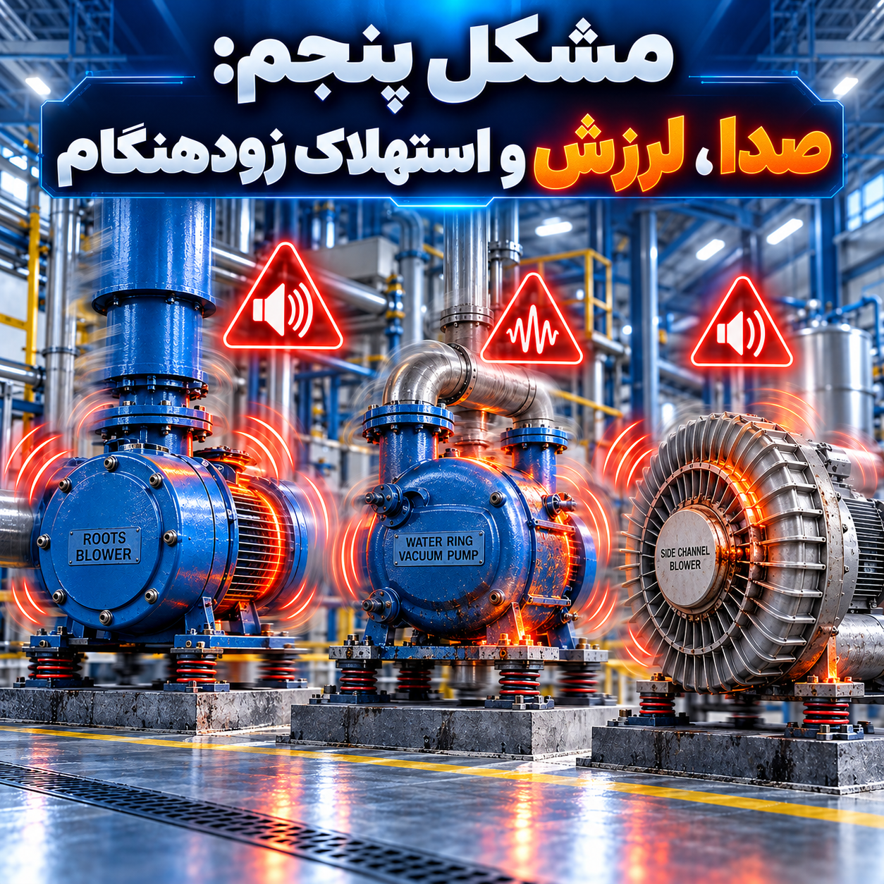 راهکارهای بهبود عملکرد سیستم های انتقال هوا و خلأ با روتس بلوئر لانگ تک، پمپ وکیوم آبی و ساید چنل گرینکو